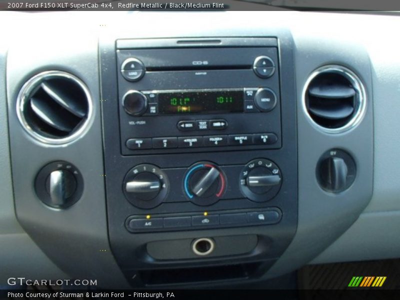Redfire Metallic / Black/Medium Flint 2007 Ford F150 XLT SuperCab 4x4