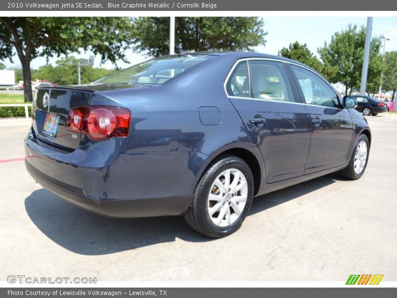 Blue Graphite Metallic / Cornsilk Beige 2010 Volkswagen Jetta SE Sedan
