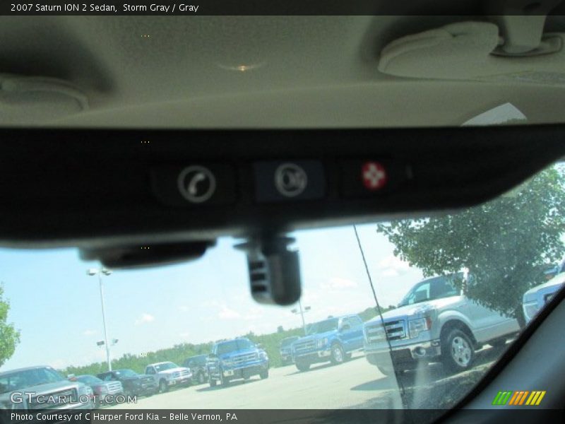 Storm Gray / Gray 2007 Saturn ION 2 Sedan