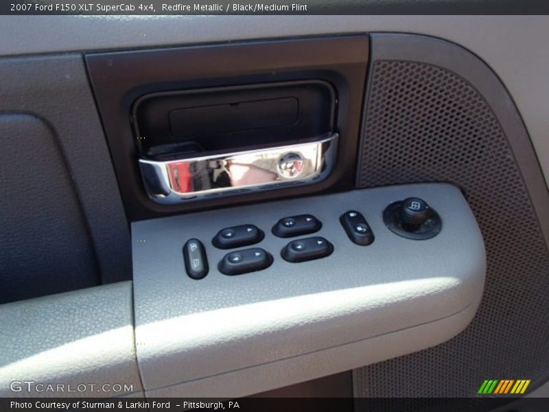 Redfire Metallic / Black/Medium Flint 2007 Ford F150 XLT SuperCab 4x4