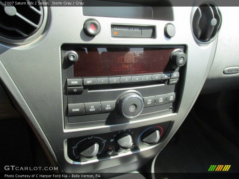 Storm Gray / Gray 2007 Saturn ION 2 Sedan