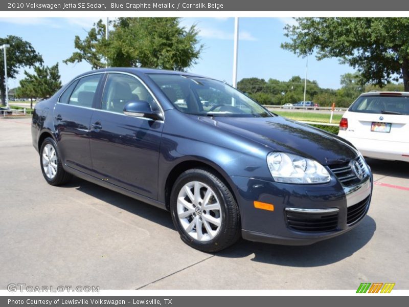 Blue Graphite Metallic / Cornsilk Beige 2010 Volkswagen Jetta SE Sedan