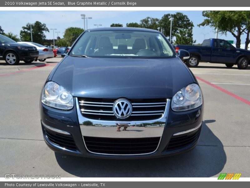 Blue Graphite Metallic / Cornsilk Beige 2010 Volkswagen Jetta SE Sedan