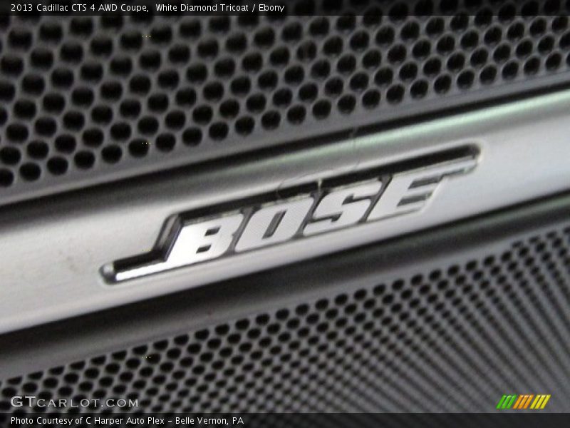 White Diamond Tricoat / Ebony 2013 Cadillac CTS 4 AWD Coupe