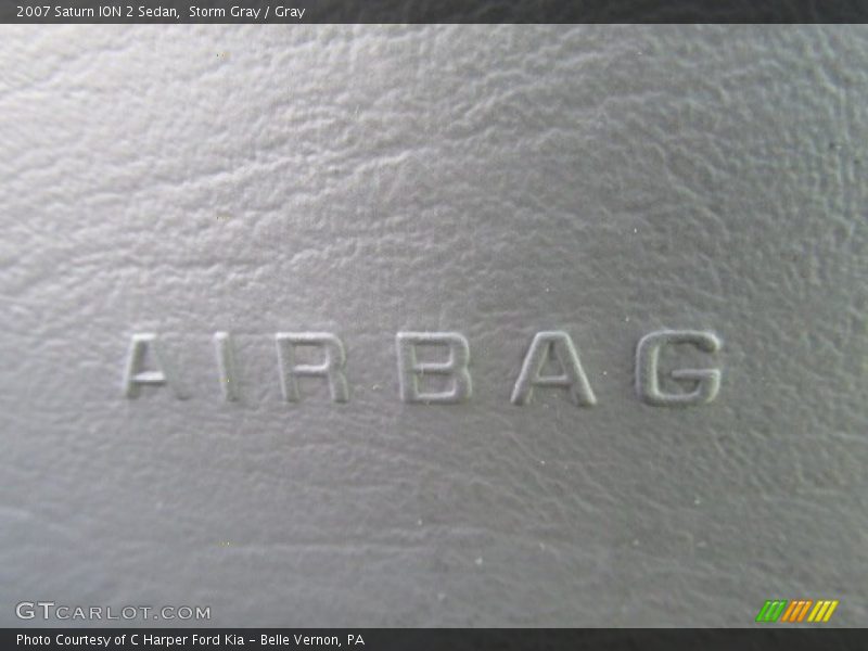 Storm Gray / Gray 2007 Saturn ION 2 Sedan