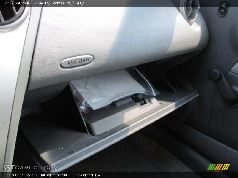 Storm Gray / Gray 2007 Saturn ION 2 Sedan