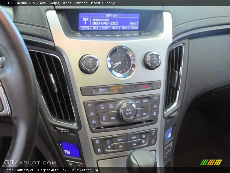 White Diamond Tricoat / Ebony 2013 Cadillac CTS 4 AWD Coupe