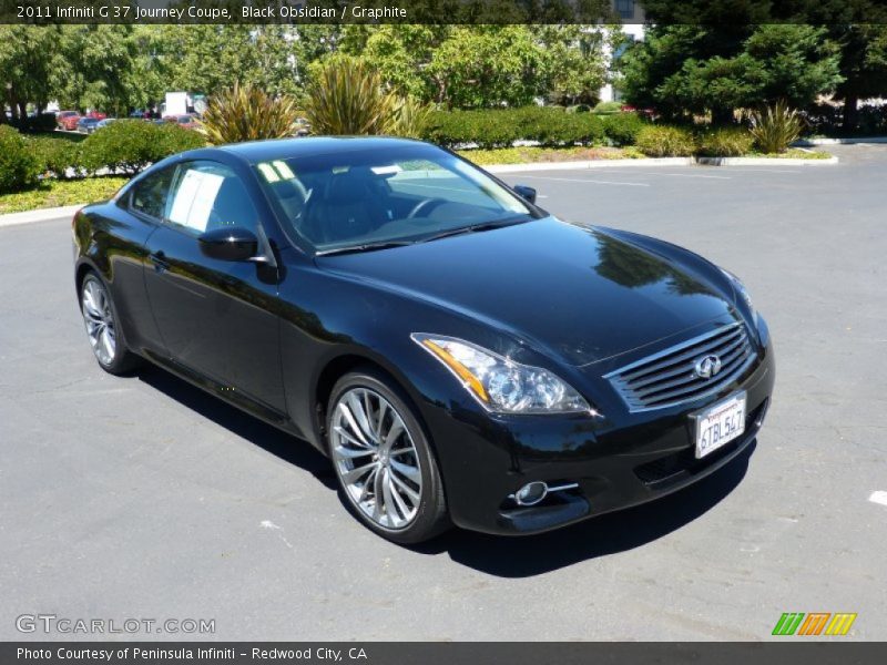 Black Obsidian / Graphite 2011 Infiniti G 37 Journey Coupe