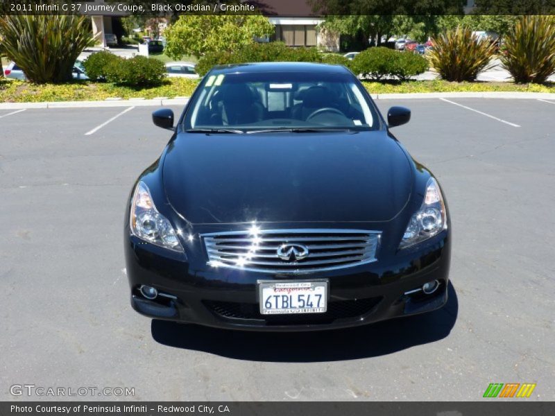 Black Obsidian / Graphite 2011 Infiniti G 37 Journey Coupe