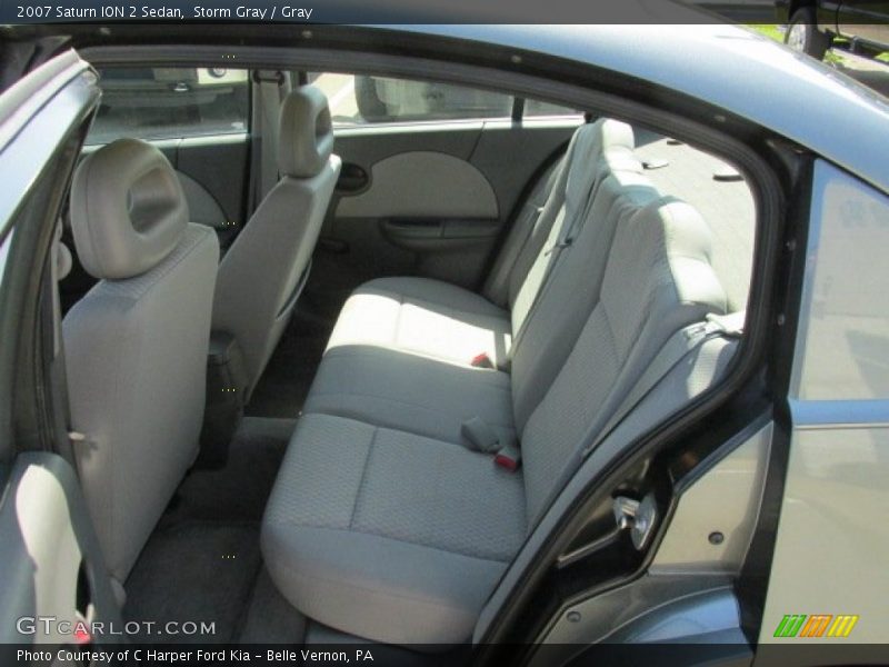 Storm Gray / Gray 2007 Saturn ION 2 Sedan