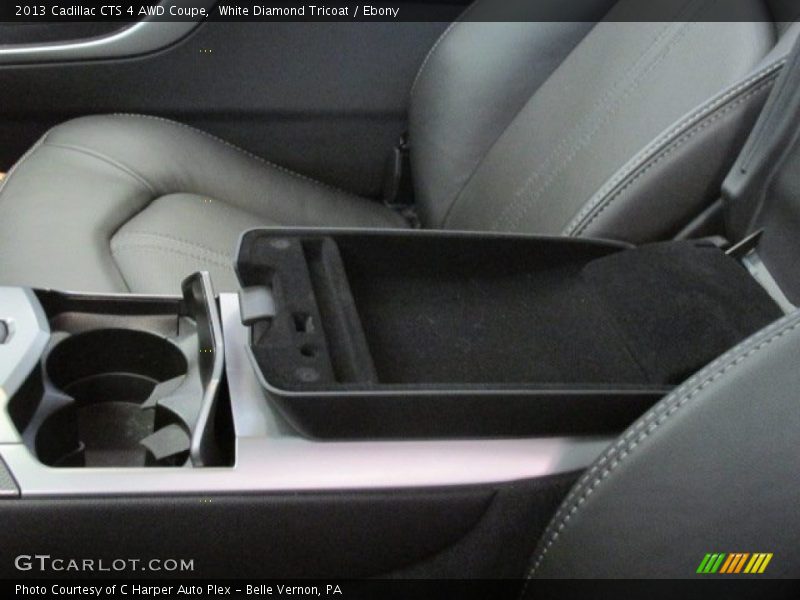 White Diamond Tricoat / Ebony 2013 Cadillac CTS 4 AWD Coupe