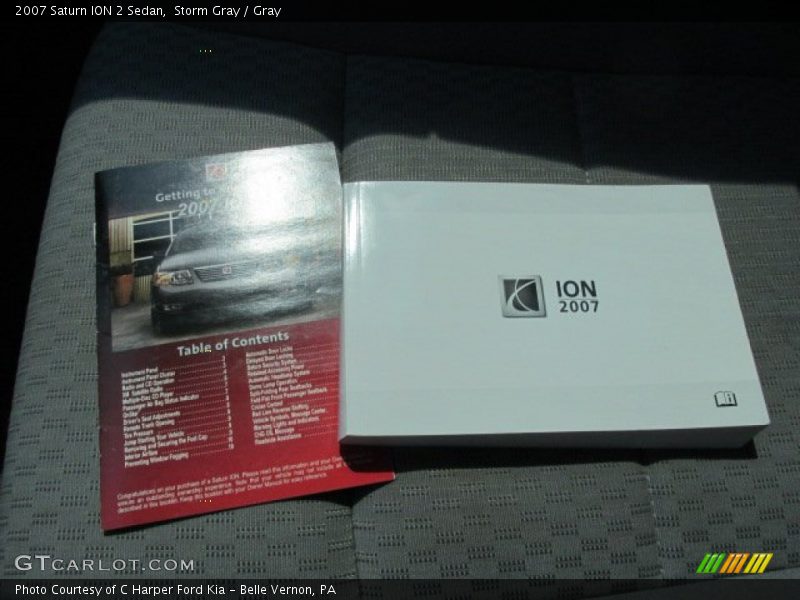 Storm Gray / Gray 2007 Saturn ION 2 Sedan
