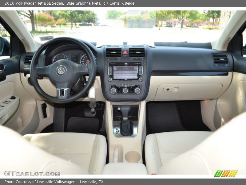 Blue Graphite Metallic / Cornsilk Beige 2010 Volkswagen Jetta SE Sedan