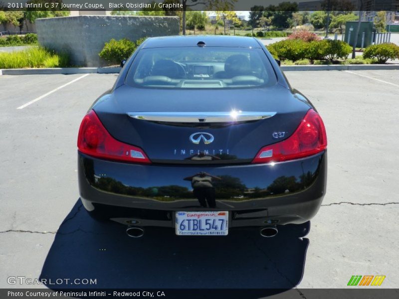 Black Obsidian / Graphite 2011 Infiniti G 37 Journey Coupe