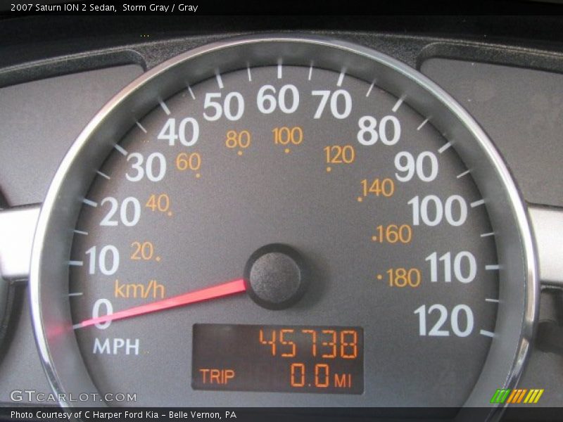 Storm Gray / Gray 2007 Saturn ION 2 Sedan