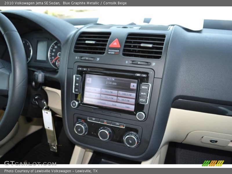 Blue Graphite Metallic / Cornsilk Beige 2010 Volkswagen Jetta SE Sedan