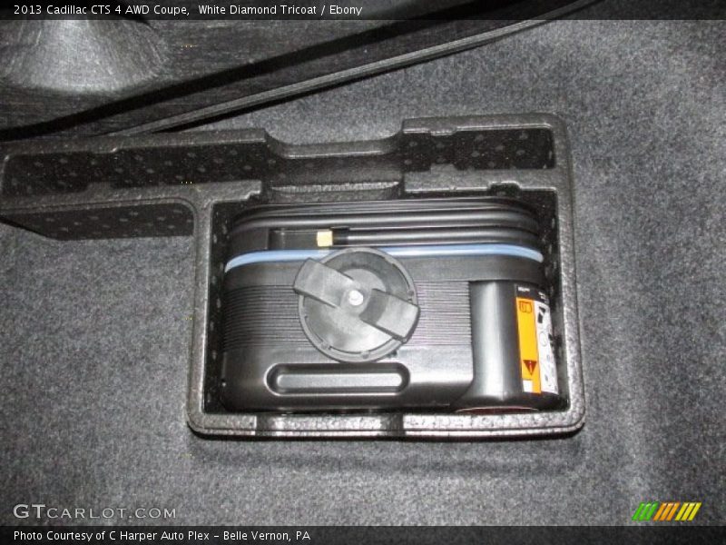 White Diamond Tricoat / Ebony 2013 Cadillac CTS 4 AWD Coupe