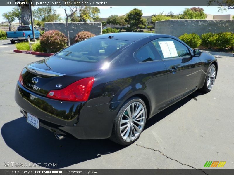 Black Obsidian / Graphite 2011 Infiniti G 37 Journey Coupe