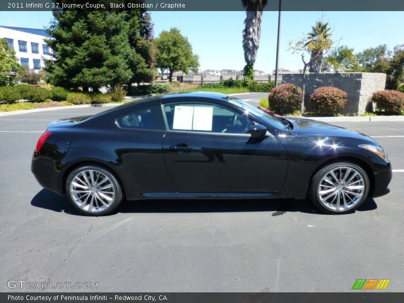 Black Obsidian / Graphite 2011 Infiniti G 37 Journey Coupe