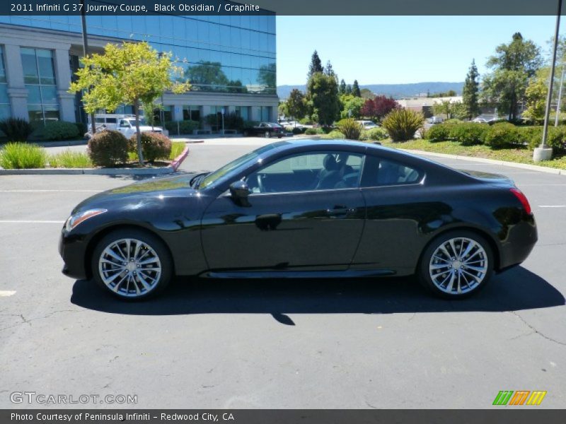 Black Obsidian / Graphite 2011 Infiniti G 37 Journey Coupe