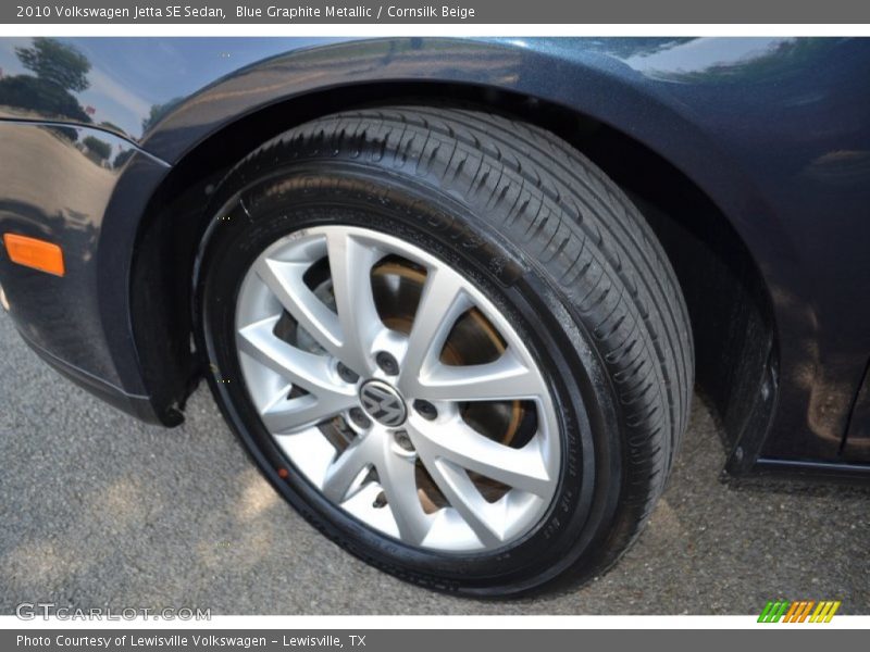 Blue Graphite Metallic / Cornsilk Beige 2010 Volkswagen Jetta SE Sedan
