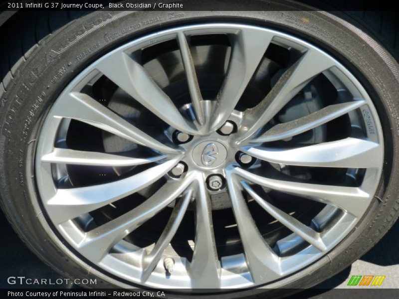 Black Obsidian / Graphite 2011 Infiniti G 37 Journey Coupe
