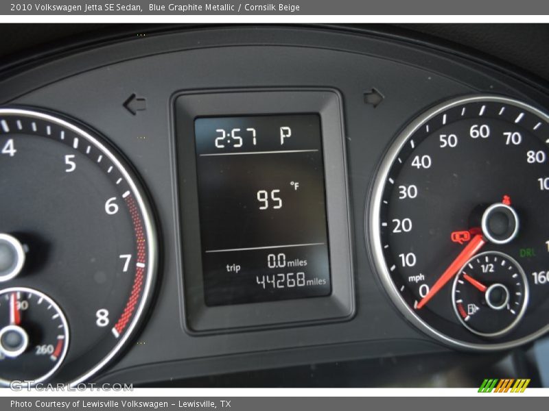 Blue Graphite Metallic / Cornsilk Beige 2010 Volkswagen Jetta SE Sedan