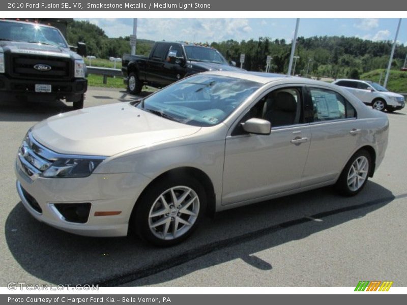 Smokestone Metallic / Medium Light Stone 2010 Ford Fusion SEL V6