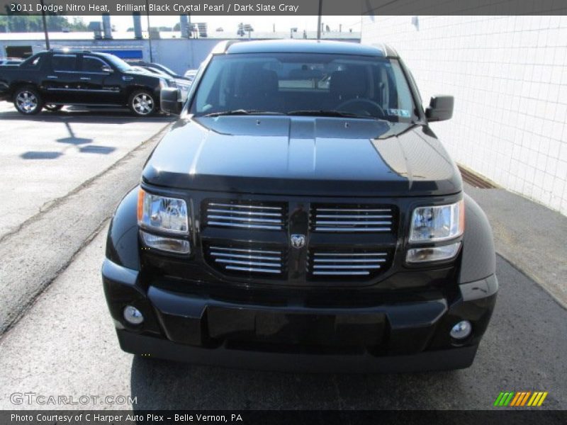 Brilliant Black Crystal Pearl / Dark Slate Gray 2011 Dodge Nitro Heat