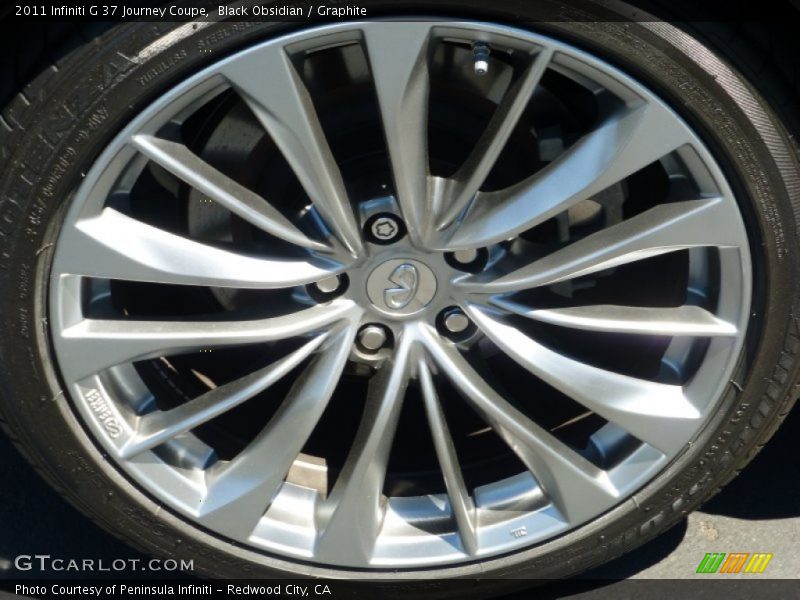 Black Obsidian / Graphite 2011 Infiniti G 37 Journey Coupe