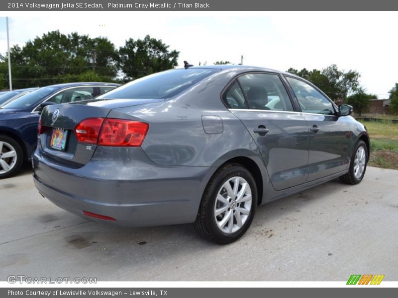 Platinum Gray Metallic / Titan Black 2014 Volkswagen Jetta SE Sedan