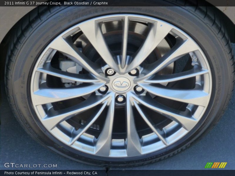 Black Obsidian / Graphite 2011 Infiniti G 37 Journey Coupe