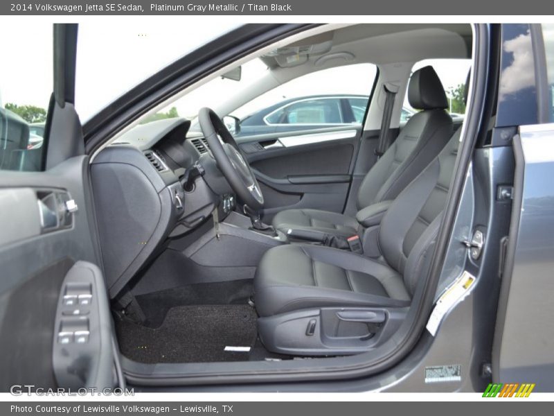 Platinum Gray Metallic / Titan Black 2014 Volkswagen Jetta SE Sedan