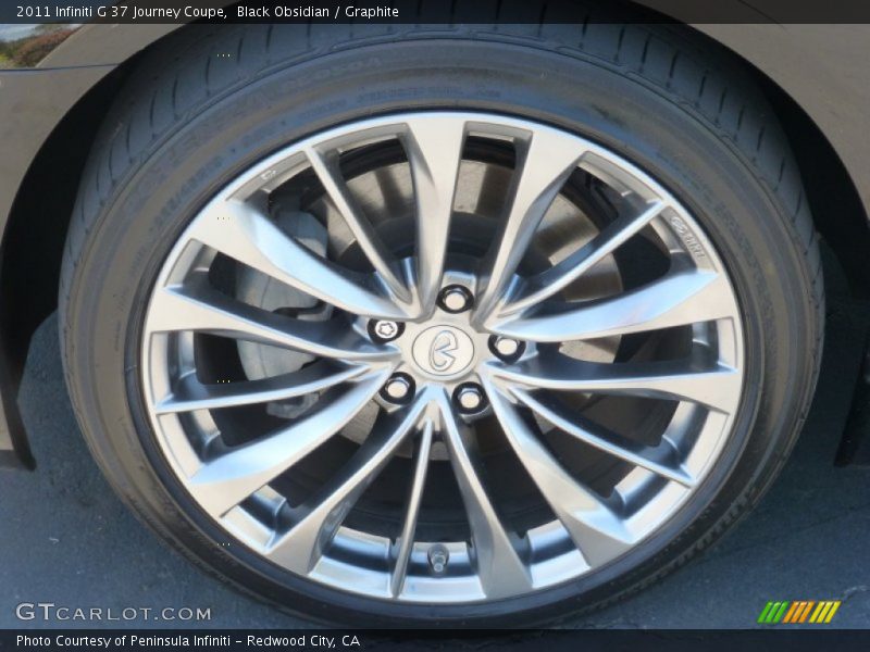 Black Obsidian / Graphite 2011 Infiniti G 37 Journey Coupe