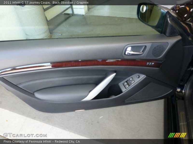Black Obsidian / Graphite 2011 Infiniti G 37 Journey Coupe