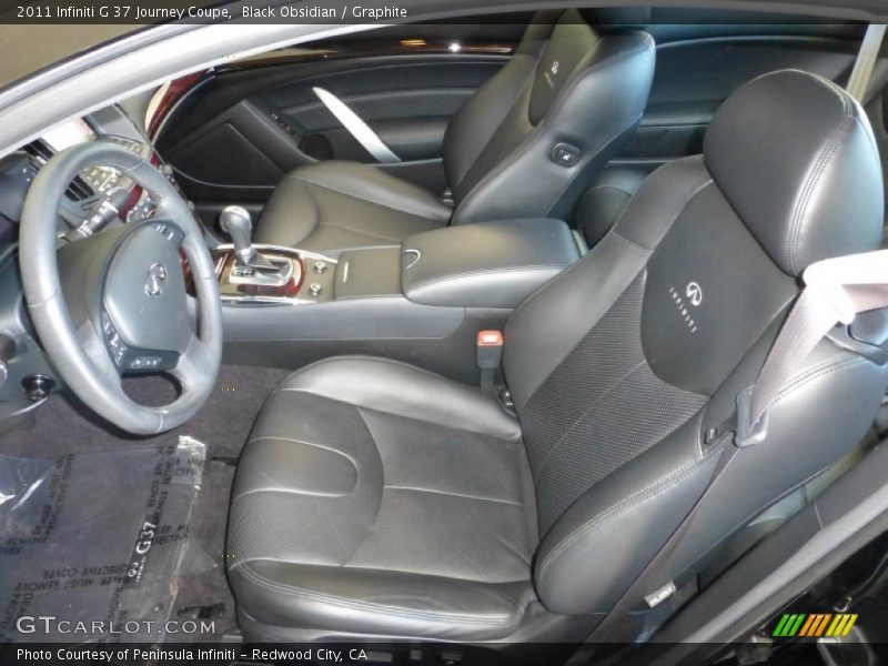 Black Obsidian / Graphite 2011 Infiniti G 37 Journey Coupe