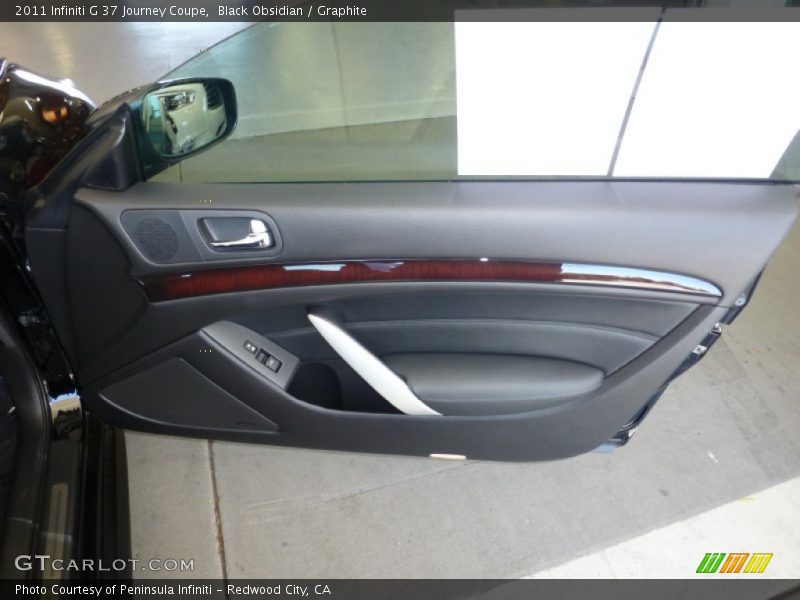 Black Obsidian / Graphite 2011 Infiniti G 37 Journey Coupe