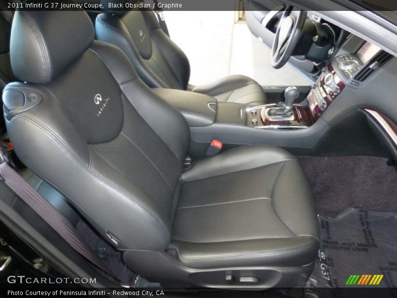 Black Obsidian / Graphite 2011 Infiniti G 37 Journey Coupe