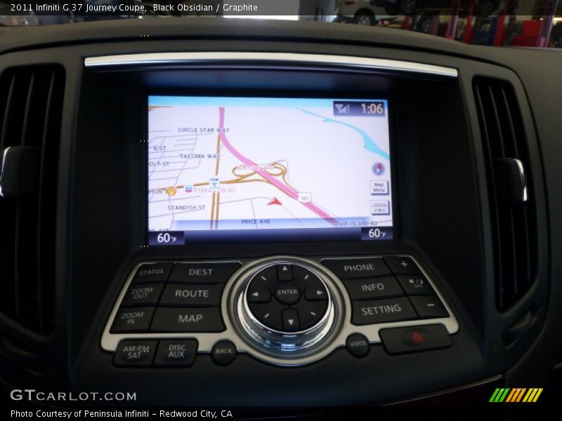 Black Obsidian / Graphite 2011 Infiniti G 37 Journey Coupe