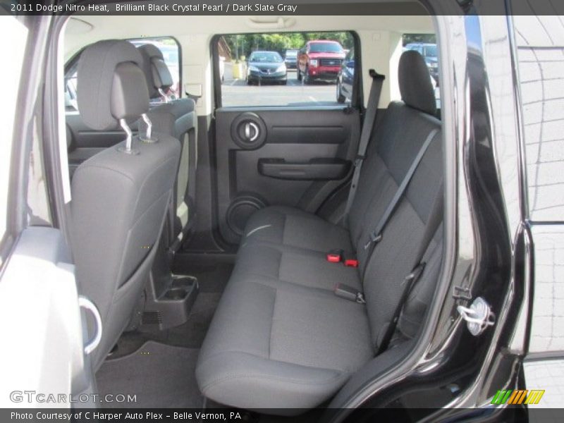 Brilliant Black Crystal Pearl / Dark Slate Gray 2011 Dodge Nitro Heat