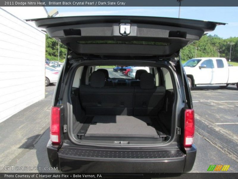 Brilliant Black Crystal Pearl / Dark Slate Gray 2011 Dodge Nitro Heat