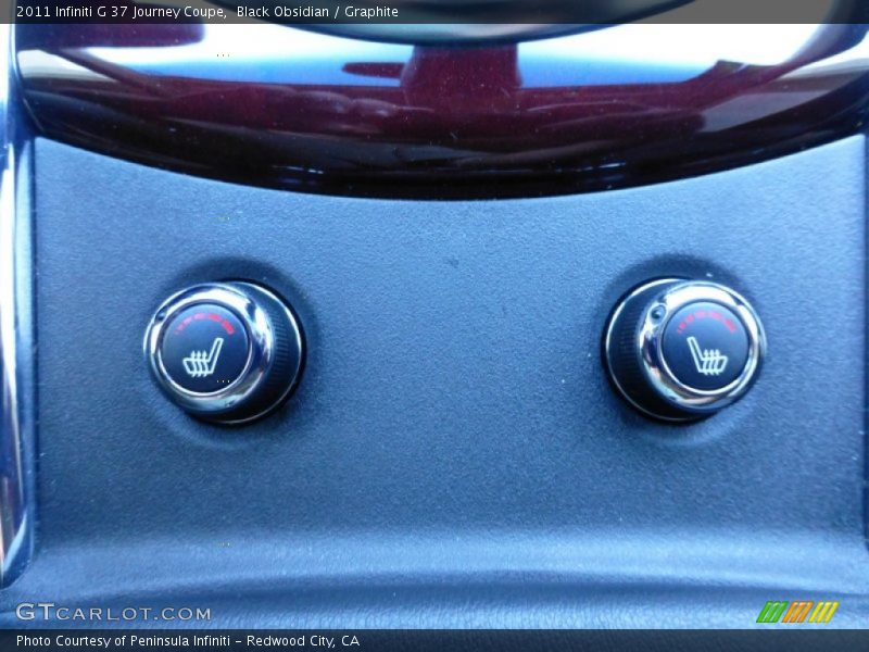 Black Obsidian / Graphite 2011 Infiniti G 37 Journey Coupe
