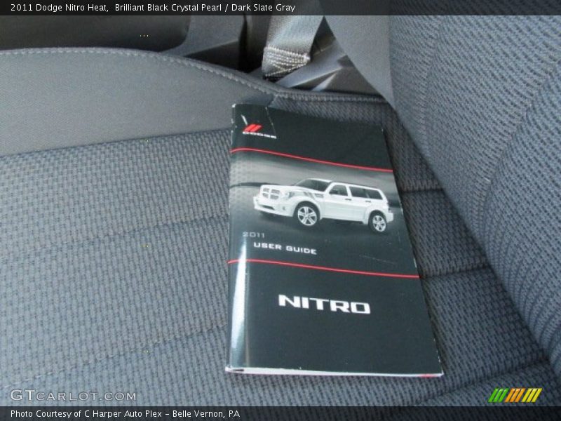 Brilliant Black Crystal Pearl / Dark Slate Gray 2011 Dodge Nitro Heat