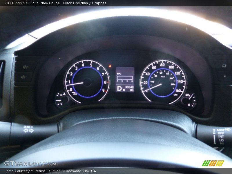 Black Obsidian / Graphite 2011 Infiniti G 37 Journey Coupe