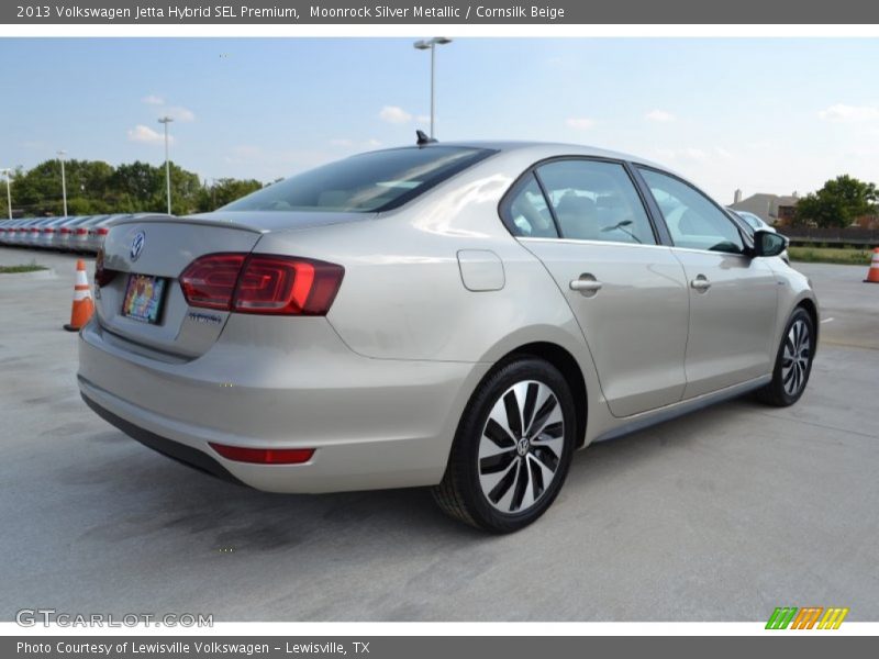 Moonrock Silver Metallic / Cornsilk Beige 2013 Volkswagen Jetta Hybrid SEL Premium