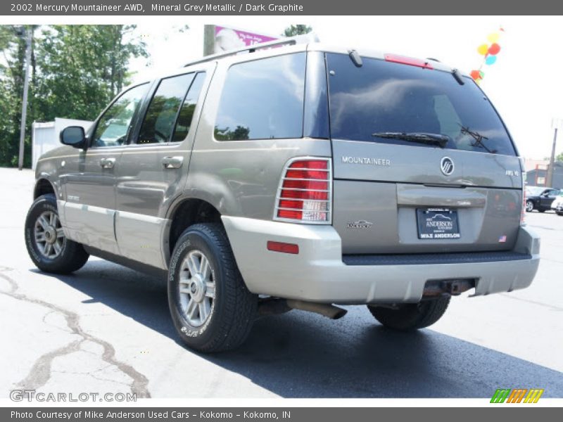 Mineral Grey Metallic / Dark Graphite 2002 Mercury Mountaineer AWD