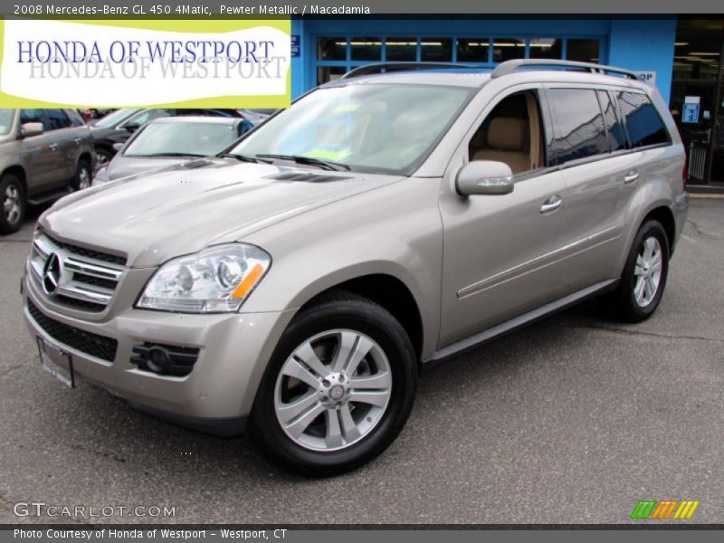 Pewter Metallic / Macadamia 2008 Mercedes-Benz GL 450 4Matic