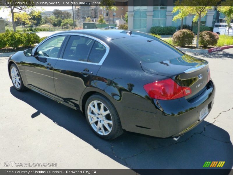 Obsidian Black / Stone 2010 Infiniti G 37 Journey Sedan