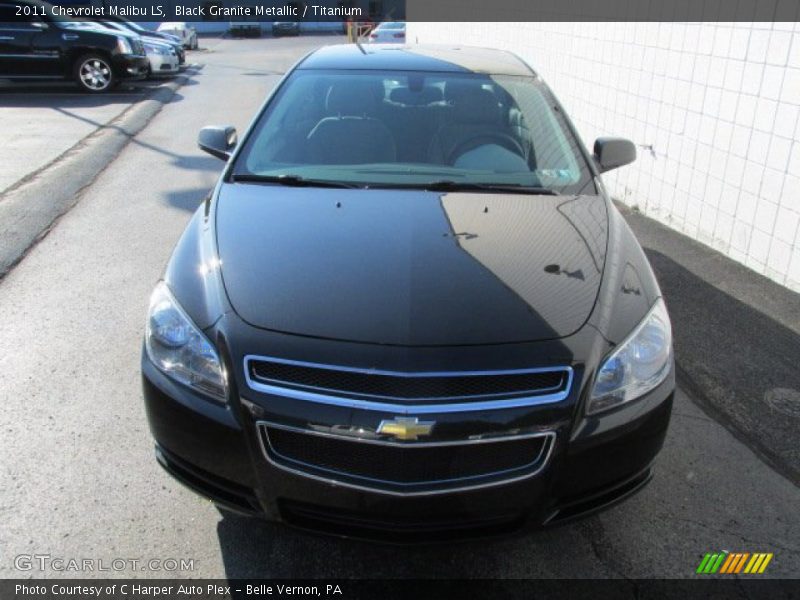 Black Granite Metallic / Titanium 2011 Chevrolet Malibu LS