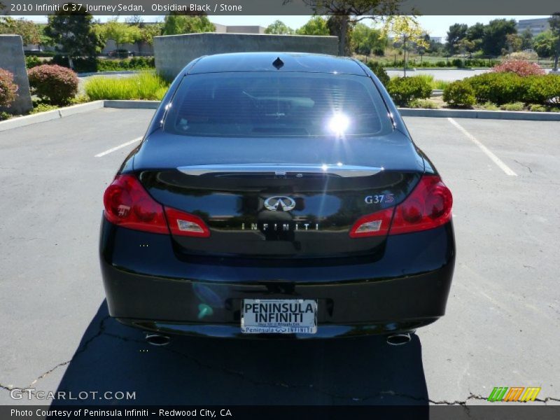 Obsidian Black / Stone 2010 Infiniti G 37 Journey Sedan